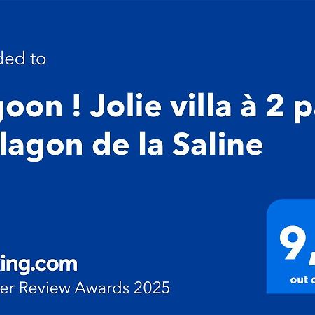 Lagoon ! Jolie Villa A 2 Pas Du Lagon De La Saline Buitenkant foto